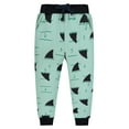thumbnail image 2 of Bjutir Toddler Boy Girl Dinosaur Print Sweatpants Cotton Drawstring Elastic Waist Sport Jogger Pants With Pocket Casual Comfortable Fall Winter Kids Pants For 5T, 2 of 4