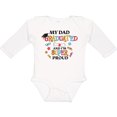 thumbnail image 3 of Inktastic My Dad Graduated and I'm Super Proud Boys or Girls Long Sleeve Baby Bodysuit, 3 of 5