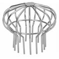 thumbnail image 1 of Protector de canalón Filtro Protector de canalón de globo Salida de acero inoxidable Protector de bajante Drenaje de piso de hoja para techo Balcón Patio Jardín(Tubo 110), 1 of 5