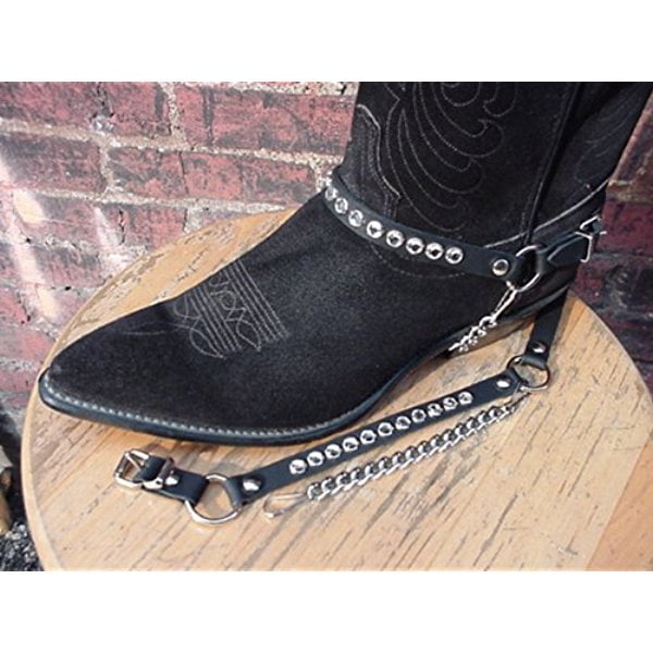 women's combat boots with chains