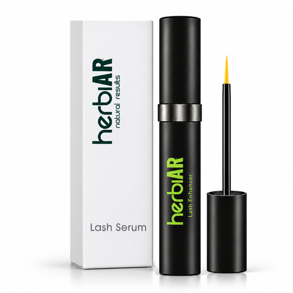 Herbiar Active Fuller Eyelash Growth Serum, Lengthening Treatment for Thicker Lashes and Brows