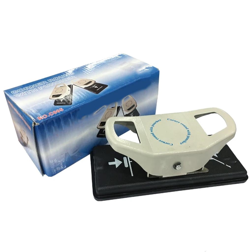 YIGSECU 2 In 1 Corner Rounding Cutter and Slot Hole Puncher for Paper PVC Card