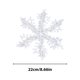 thumbnail image 1 of XUNRYAN - Adornos de copos de nieve de invierno con purpurina blanca por menos de 10 $, juego de decoraciones colgantes para bodas, fiestas, cumpleaños, hogar, árbol de Navidad, ventana, puerta,, 1 of 6