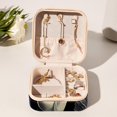 thumbnail image 6 of Praying Hands Portable Square Jewelry Box for Rings Earrings Necklaces Bracelets Girls Women Travel Organizer Decorative Display, 6 of 6