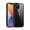 Black, variant on Elehold Luxury Transparent Tempered Glass Back Wireless Charging Case for iPhone 13 MIni 5.4 inch,Flexible TPU Silicone Bumper Airbag Shockproof Anti-Drop Not-Yellowing Case,Clear