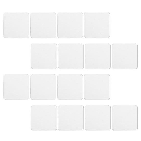 WHAMVOX 16Pcs Neoprene Coasters for Home Accessories Simple Design and with Pictures