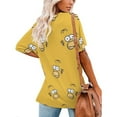 thumbnail image 2 of Simpsons Women's Shirt V-Neck Breathable Short-Sleeve T-Shirt Casual Fashion Tee Soft & Trendy Blouse S, 2 of 8