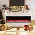 thumbnail image 3 of Costway 68" Smart WiFi Electric Fireplace, Work with Alexa & Google Assistant, 12H Timer, 3 of 10