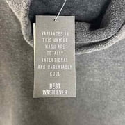 PINK Victorias Secret Women Oversized Cowl Neck Pullover Sweater Washed Gray S