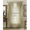 thumbnail image 1 of 3 Piece Sheer Panel & Scarf Window Treatment Set | Decotex, 1 of 1