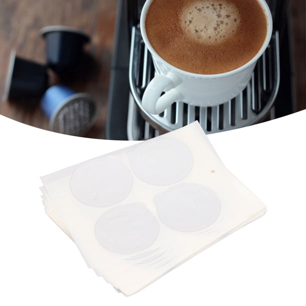 Tapas De Aluminio Para Cápsulas De Café Reutilizables, Rellenables, Autoadhesivas, De 45 Mm, Resistentes A Altas Temperaturas 150 -180 .
