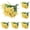 B-5Pcs, variant on Artificial Daffodil Flowers, 14.5 Inch Yellow Silk Bouquet, Realistic Spring Flower Arrangement for Indoor Outdoor Home Garden Wedding Easter Decor (No Vase)