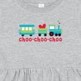 thumbnail image 4 of Inktastic Love Train Girls Baby Dress, 4 of 5