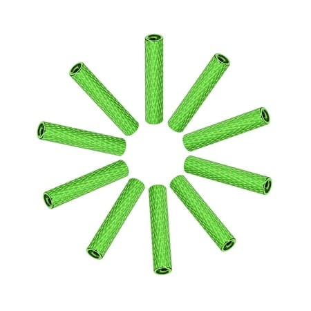 

M3x25mm Aluminum Standoff with Mesh Texture Column Spacer for RC Airplane FPV Quadcopter CNC Green 10PCS