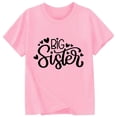 thumbnail image 4 of Krdevn Girls "Big Sister" Graphic Print Short Sleeve T-Shirt Casual Soft Crew Neck Summer Tee for Kids,10-11 Years, 4 of 4