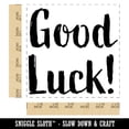 thumbnail image 2 of Good Luck Sketchy Fun Text Self-Inking Rubber Stamp Ink Stamper - Red Ink - Large 1-1/2 Inch, 2 of 7