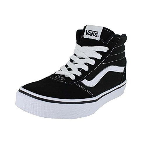 vans black and white size 5.5