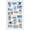 White, variant on 5.6x10 Polaroid collage frame for Polaroid 2x3 Mini Instant Prints Photo with 3 Openings, Mini Picture Frames Wall Display with Polished Plexiglas Balck