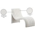 thumbnail image 2 of Meridian Furniture Orian Cream Teddy Fabric Chaise, 2 of 9