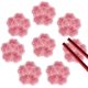thumbnail image 1 of 8 soportes para palillos con diseño de flor de cerezo, de cerámica, para palillos, tenedores, cucharas y pinceles., 1 of 7