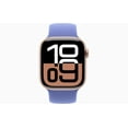 thumbnail image 2 of Restored Apple Watch Series 10 GPS 46mm Rose Gold Aluminium Case with Periwinkle Solo Loop - Small Band (Refurbished), 2 of 5