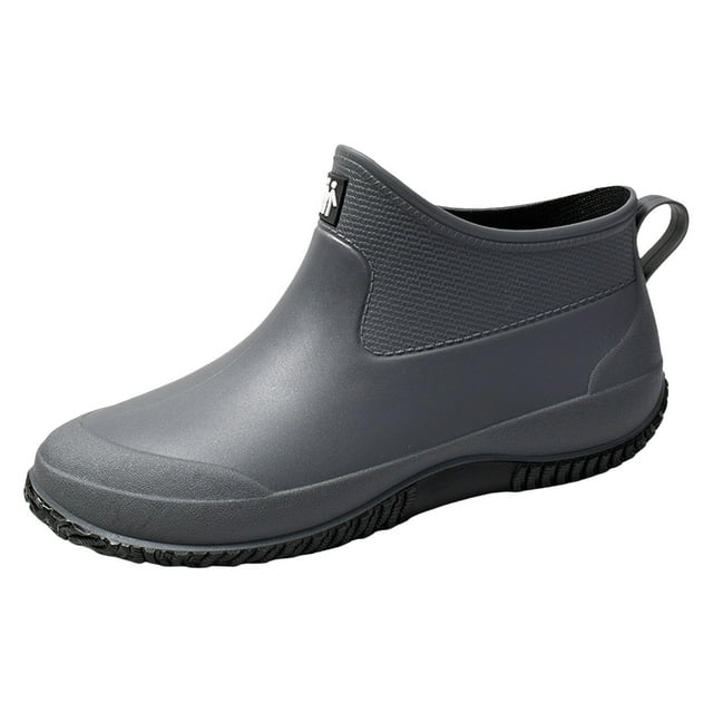 Chaussures de Pluie pour Femmes Mode Tube Court Chaussures Décontractées pour Toutes les Occasions