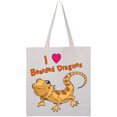 thumbnail image 3 of Inktastic I Love Bearded Dragons Tote Bag, 3 of 4
