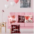 thumbnail image 5 of Valentín Día Decoración de almohadas Decorativas 18x18 Conjunto de 4, decoración de cuadros de búfalo regalos del día de San Valentín esquí esquí Gafas de esquí, 5 of 5