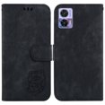 thumbnail image 2 of Compatible with Motorola Moto Edge 30 Neo Embossed Cute Tiger Flip Folio Wallet Case Card Pocket Holder Cover, 2 of 5