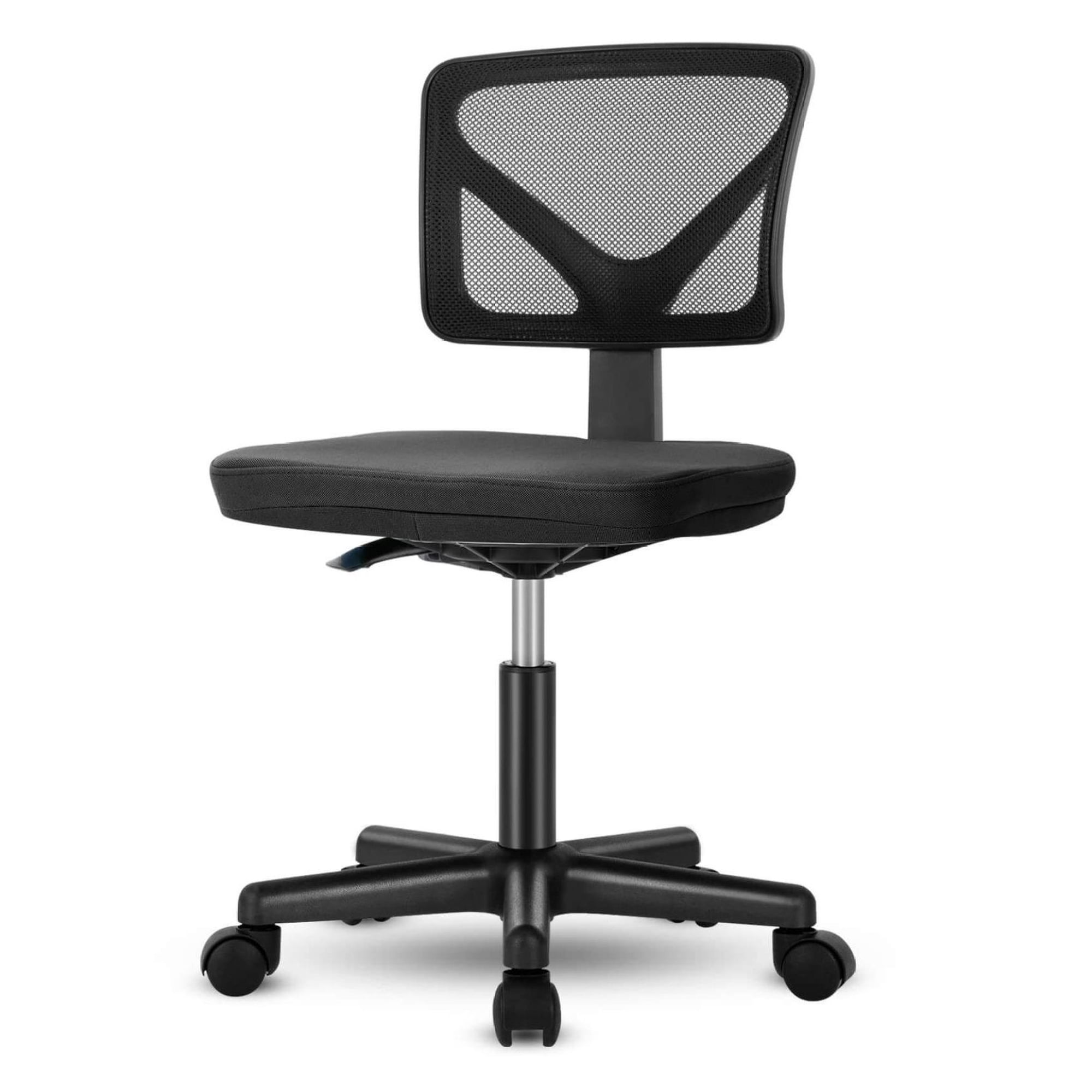 mesh armless office chair swivel product