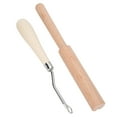 thumbnail image 3 of Bent Latch Hook Tool, Comfortable Beautiful Carpet Crochet Needle,  For Braid Hair Create Beautiful Carpets, 3 of 8