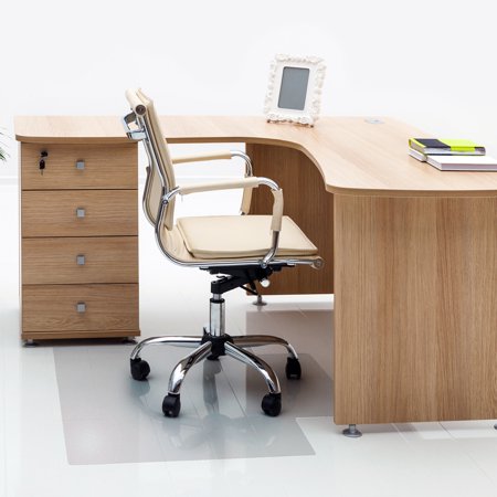 Advantagemat® Vinyl Lipped Chair Mat for Hard Floor - 36" x 48"
