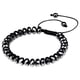 thumbnail image 2 of Pulsera magnética de piedra biliar negra, piedra energética para la salud, pulsera tejida retro, 2 of 4