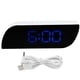 thumbnail image 2 of RelOJ Digital Con Espejo LED, Pantalla Grande LED, Reloj Electrónico, Despertador de Cabecera, Reloj de Escritorio, Superficie de Espejo, Reloj de Maquillaje, Decoración Moderna, 2 of 7