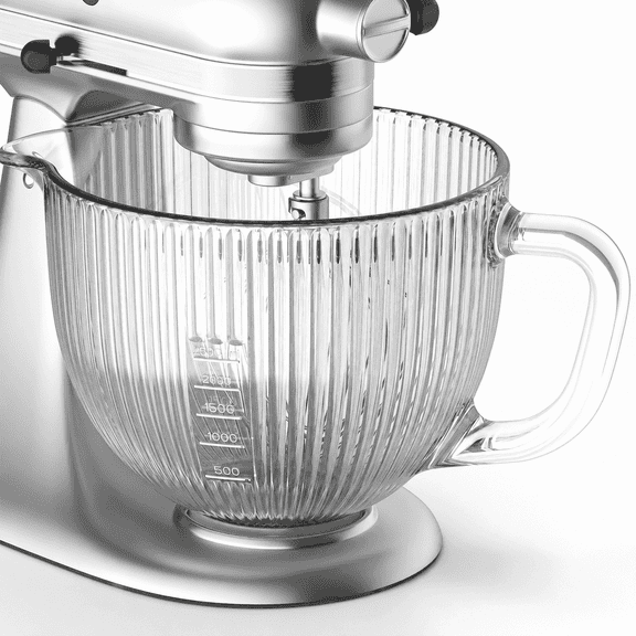 TOCOKEID Glass Bowl for KitchenAid 4.5-5 Quart Tilt Head Stand Mixers, Dishwasher Safe