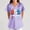 Purple, variant on Women's "250" Smoke Trail Number V-Neck Tee with Jet Plane Flyover Graphic and "Years 1776 Star 2026" Text, Dual Front Pockets for Practical Style Black XXXXXL