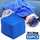 thumbnail image 1 of Muyoka Toalla de limpieza de microfibra grande 25x, paños suaves para detalles de automóviles, paño de lavado, plumero, paño de microfibra multiuso Muyoka Hogar, 1 of 7