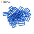 thumbnail image 3 of Unique Bargains Blue Tri-Glide Slide Buckles Webbing Strap Fastener (100 Pack), 3 of 5
