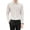 White, variant on Men Casual Shirt Men's Striped Print Single-breasted Dress Shirt with Turn-down Collar Long Sleeves Business Style Striped Print Shirt