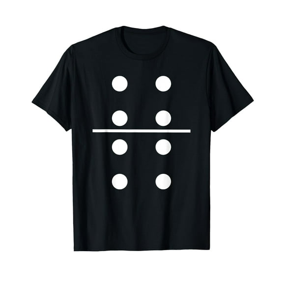 Domino 4 and 4 Matching T-Shirt Halloween Group Costumes 4-4 T-Shirt