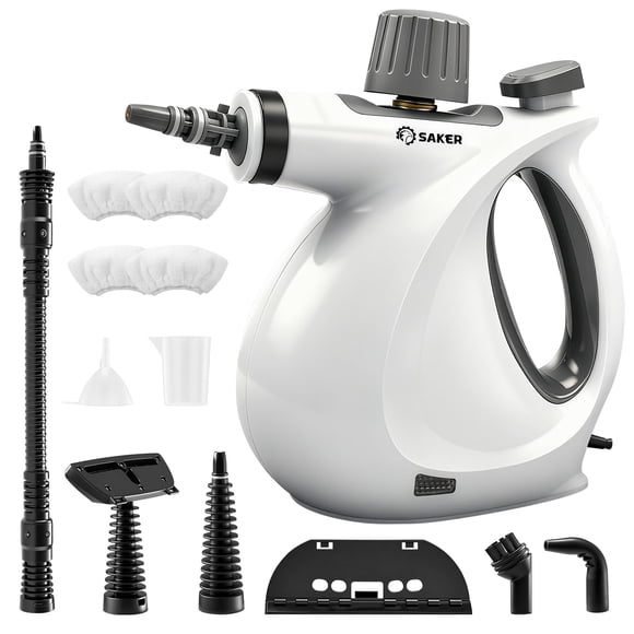Saker Handheld Steam Cleaner Upgraded,Portable Steam Cleaner for Home,1050W Steam Cleaner,Quick Heating & Deep Cleaning of Floors, Cars, and Kitchen(