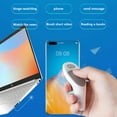 thumbnail image 1 of Cagogo Bluetooth Thumb Mouse, Portable Wireless Mouse for Smartphone Tablet PC, Multi Function Remote Control for Video Playback Calls, Ergonomic Palm Mouse for Home Office Lazy Use, 1 of 9