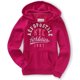 thumbnail image 1 of Aeropostale Nyc Athletics Popover Sudadera con capucha para mujer, rosa, mediano Aeropostale Sudadera, 1 of 1