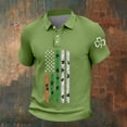 thumbnail image 2 of Xcmzpl Mens Golf Shirt Moisture Wicking Performance Sport Short Sleeve Waffle Shirts Happy St Patrick's Day Shirts for Men, 2 of 6