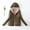 Army Green 1, variant on EQWLJWE Women's Lined Fleece Rain Jacket Winter Outdoor Waterproof Hooded Raincoat Ladies Snow Warm Ski Jackets Solid Color