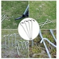 thumbnail image 2 of SIEYIO 12 Pcs Metal Heavy Duty Camping Pegs Anchors Stakes Tent Canopy Stakes for Pitching Camping Tent, Canopies Durbable, 2 of 7