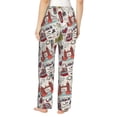 thumbnail image 2 of Bixox Women's London Landmark1 Patterned Pajama Pants Loungewear, 2 of 5