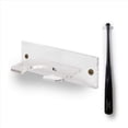 thumbnail image 2 of 4Pack Baseball Bat Holder for Vertical Display Acrylic Bat Hanger Wall Mount T Baseball or Softball Bat Bat Rack,4 x Baseball Bat Holder 4 x screw 4 x Expansion screw,transparent, 2 of 7
