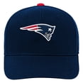 thumbnail image 2 of Youth Navy New England Patriots Team Pre-Curved Adjustable Hat, 2 of 3