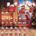thumbnail image 1 of Fiudx Adornos Navideños con Letras, 26 Colgantes Del Alfabeto, Decoración Roja para Árbol de Navidad, Material Acrílico, Decoración Festiva, Uso En Casa y Oficina, 8 Cm, 1 of 7